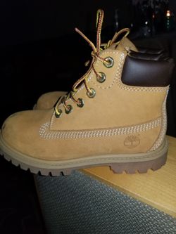 Timberland Boots Size 12 Little Boys,  Tan/brown