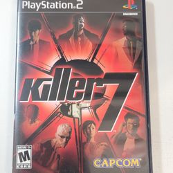 Killer7, Killer 7 (Sony PlayStation 2 PS2, 2005) Complete Tested 