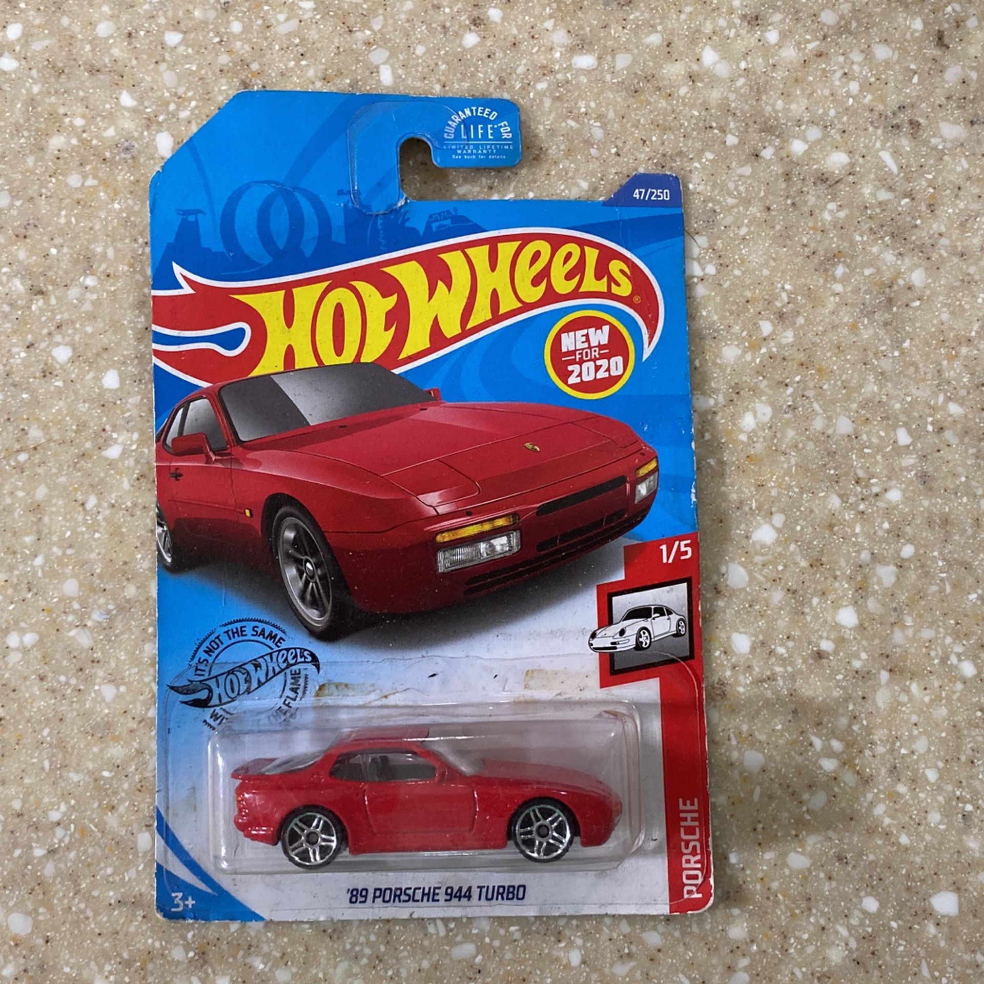 2020 Hot Wheels '89 Porsche 944 Turbo 1:64 1/64 Porsche 1/5 GHB54 47/250 Red