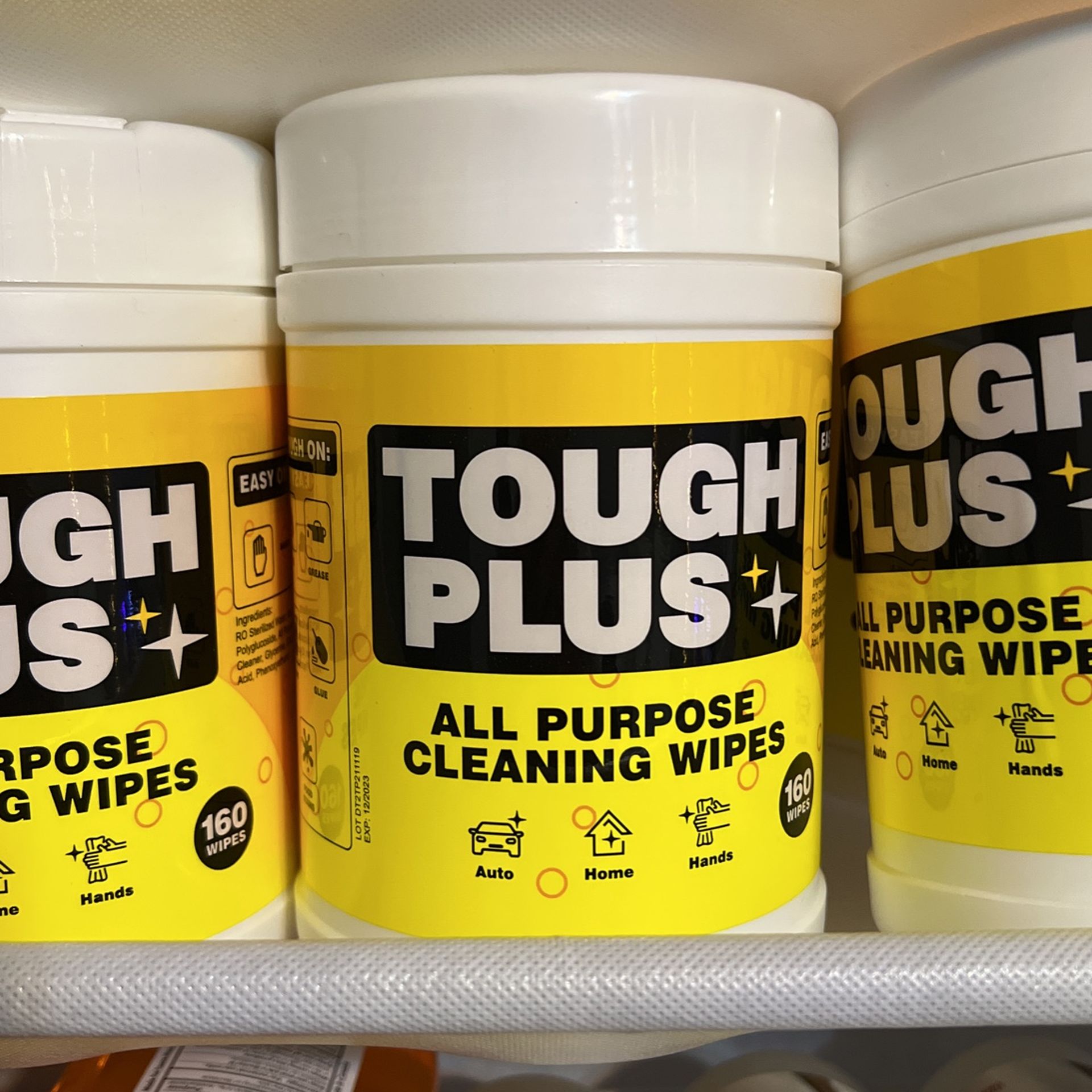 Tough Plus All Purpose Cleaning Wipes 160 Wipes