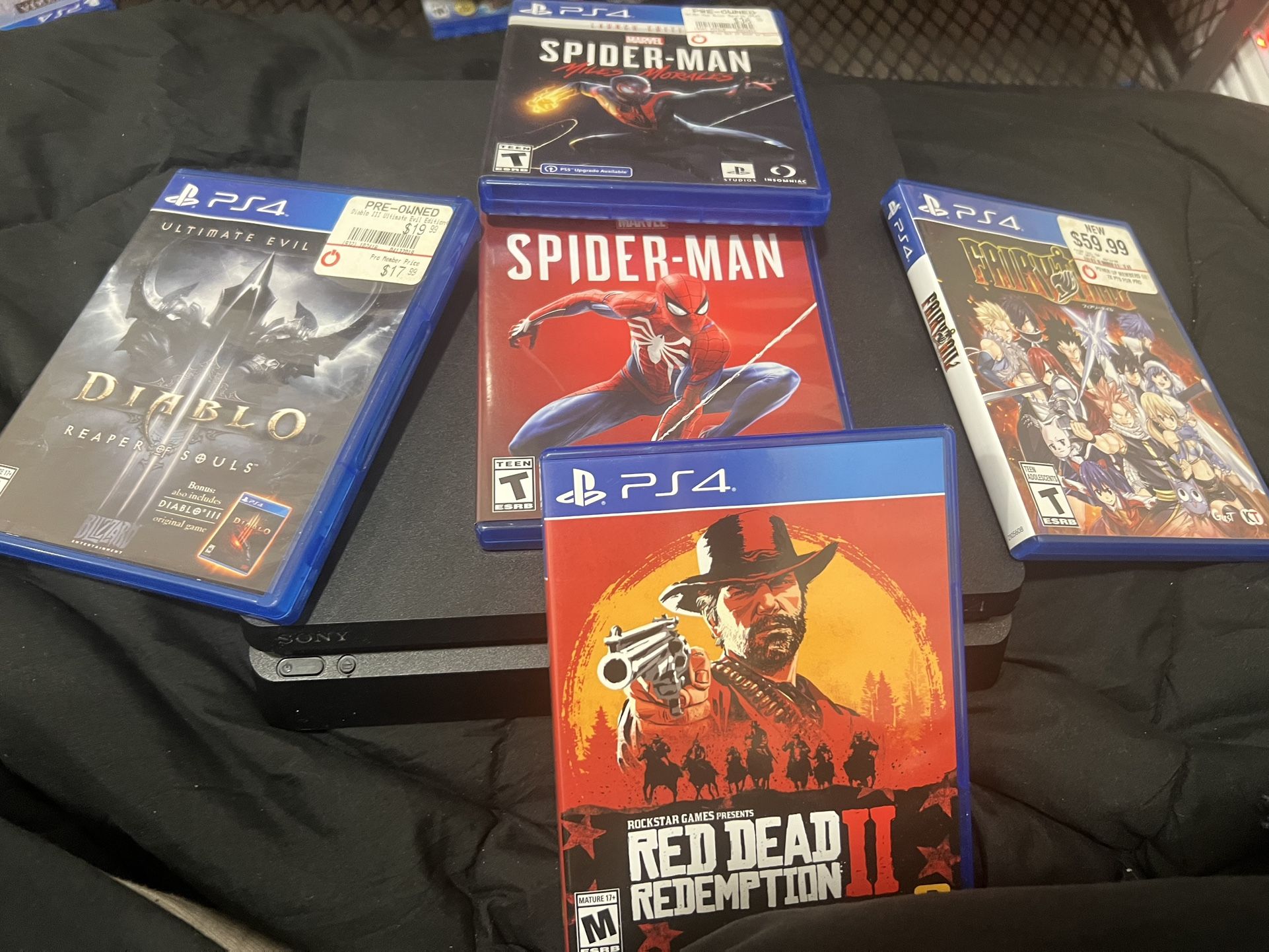 PS4 Slim With Some Games