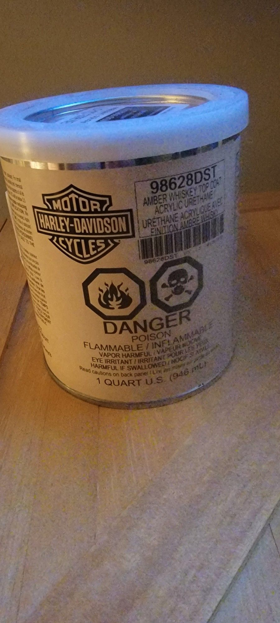 1 Quart Of Harley Davidson Amber Whisky Orange Paint $75