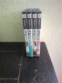 PS2 Game Singstar 90's 80's Pop Amped Singing 