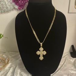 Cadena 14 K Gold Plated 