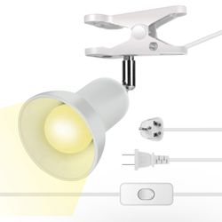 360° Rotation Clip on Lamp Portable Book Reading Light