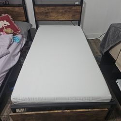 Twin Bed Frame With Power And Storage 