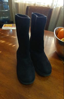 Canyon river blues Black boots big girl size 2