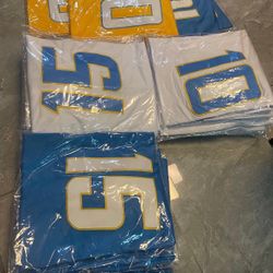 Chargers Jerseys Nike Powder Blue White And Yellow All Large Size 