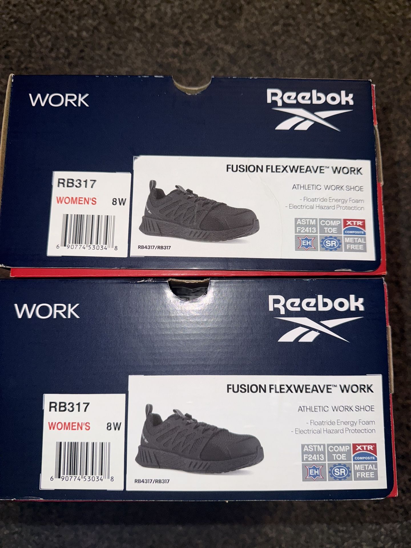 2 - Reebok Steel-Toed Work Sneakers