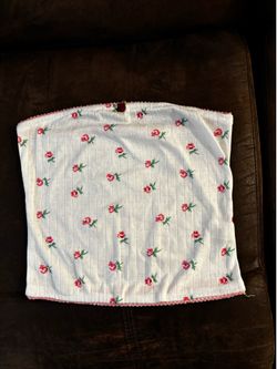 Floral tube top