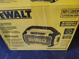 DeWalt Bluetooth speaker