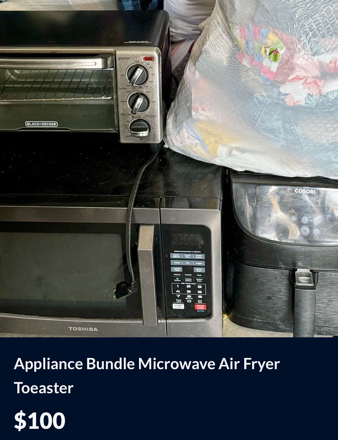 Toaster Air Fryer Microwave 