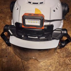 MILWAUKEE BOLT SAFETY HELMET WITH LIGHTS FACE SHIELD AND HEARING PROTECTION 