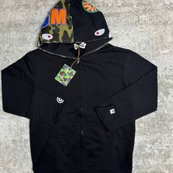 Half Camo Bape Jacket