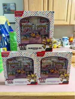 alakazam ex 151 boxes