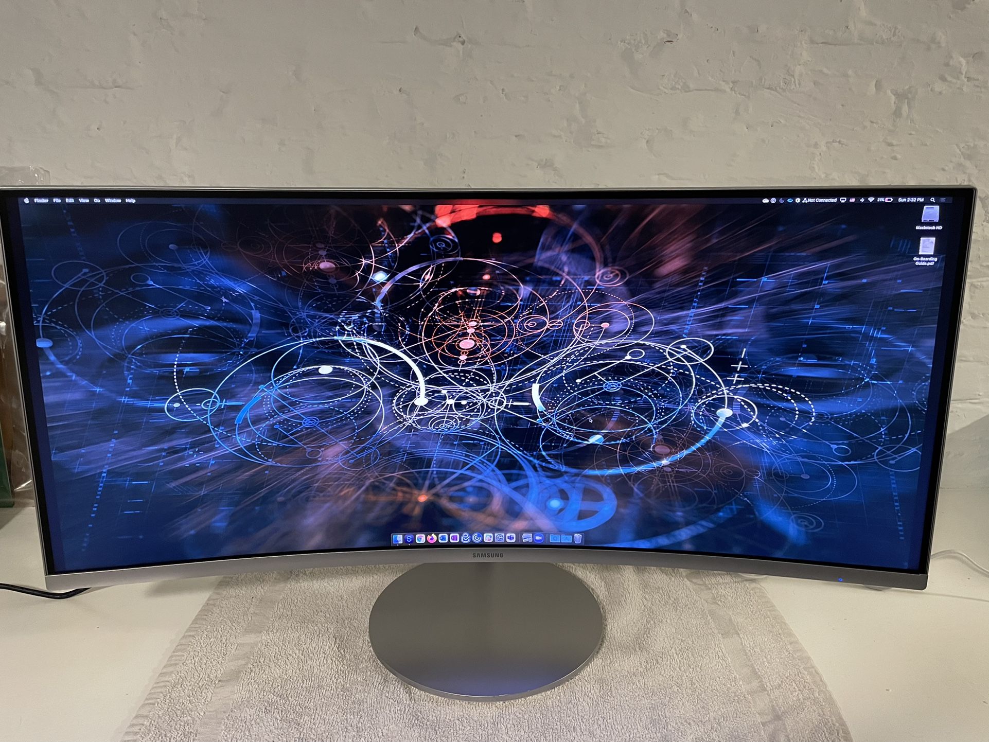 Samsung 34” Curved Monitor (LC34F791WQNXZA)