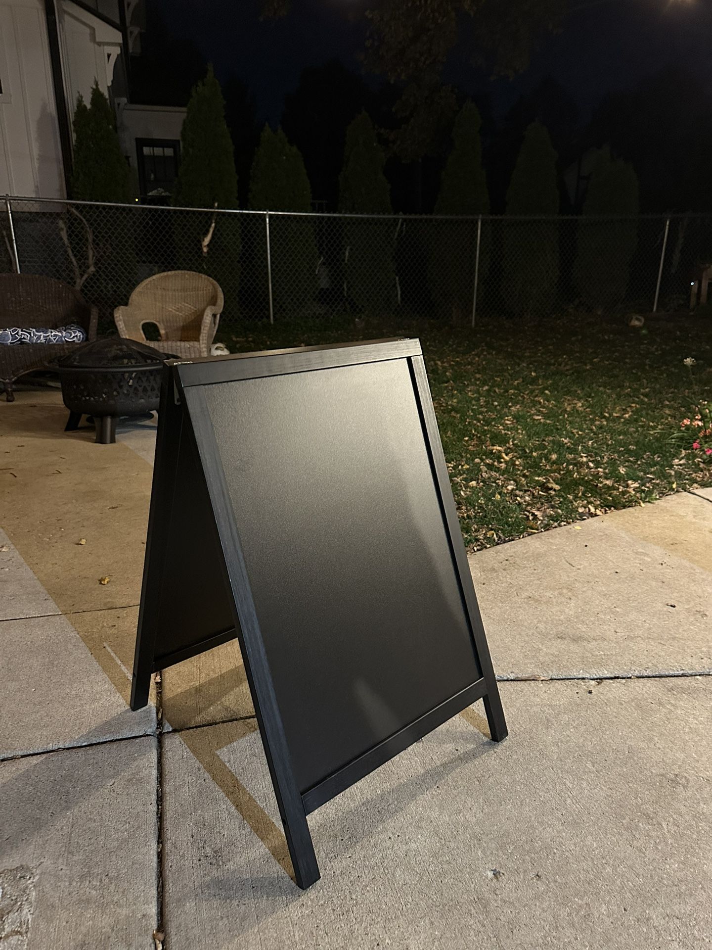 Chalkboard A Frame Sign New Sidewalk Advertising Sign