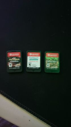 Nintendo Switch Game Cartridges Lot of 3
