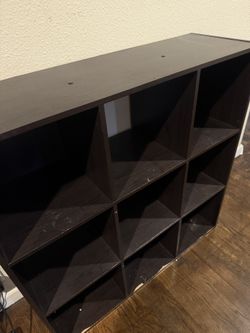 Cubed Shelves Espresso Brown