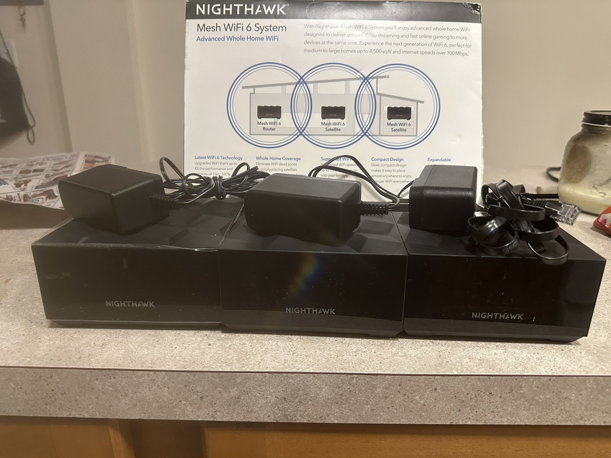 Netgear- Nighthawk Mesh WiFi 6 System