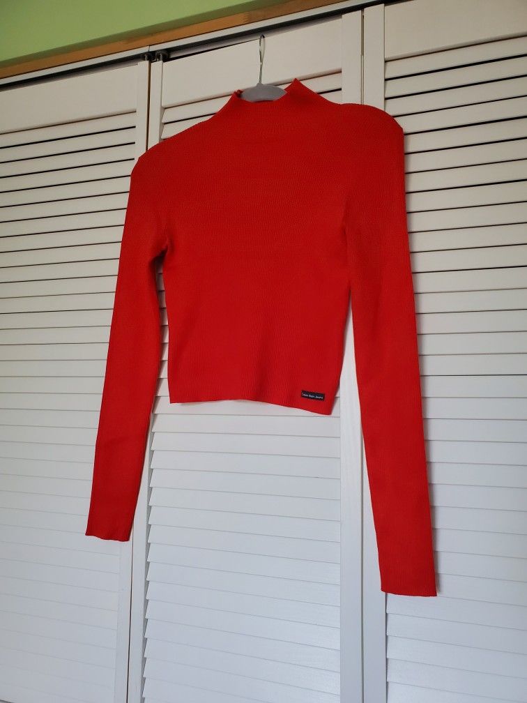 Calvin Klein Jeans Mock Neck Sweater