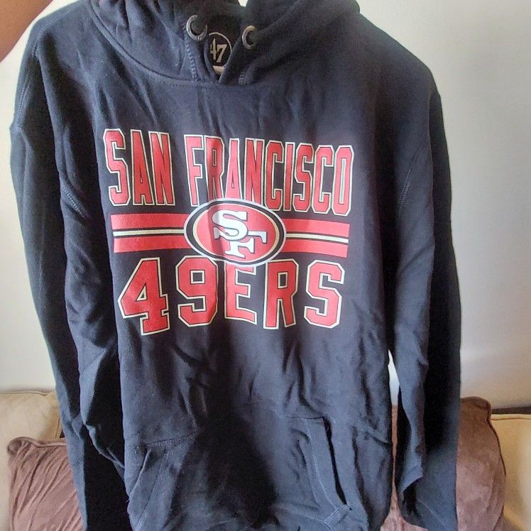 47 Brand San Francisco 49ers Hoody(Black) - Size XL