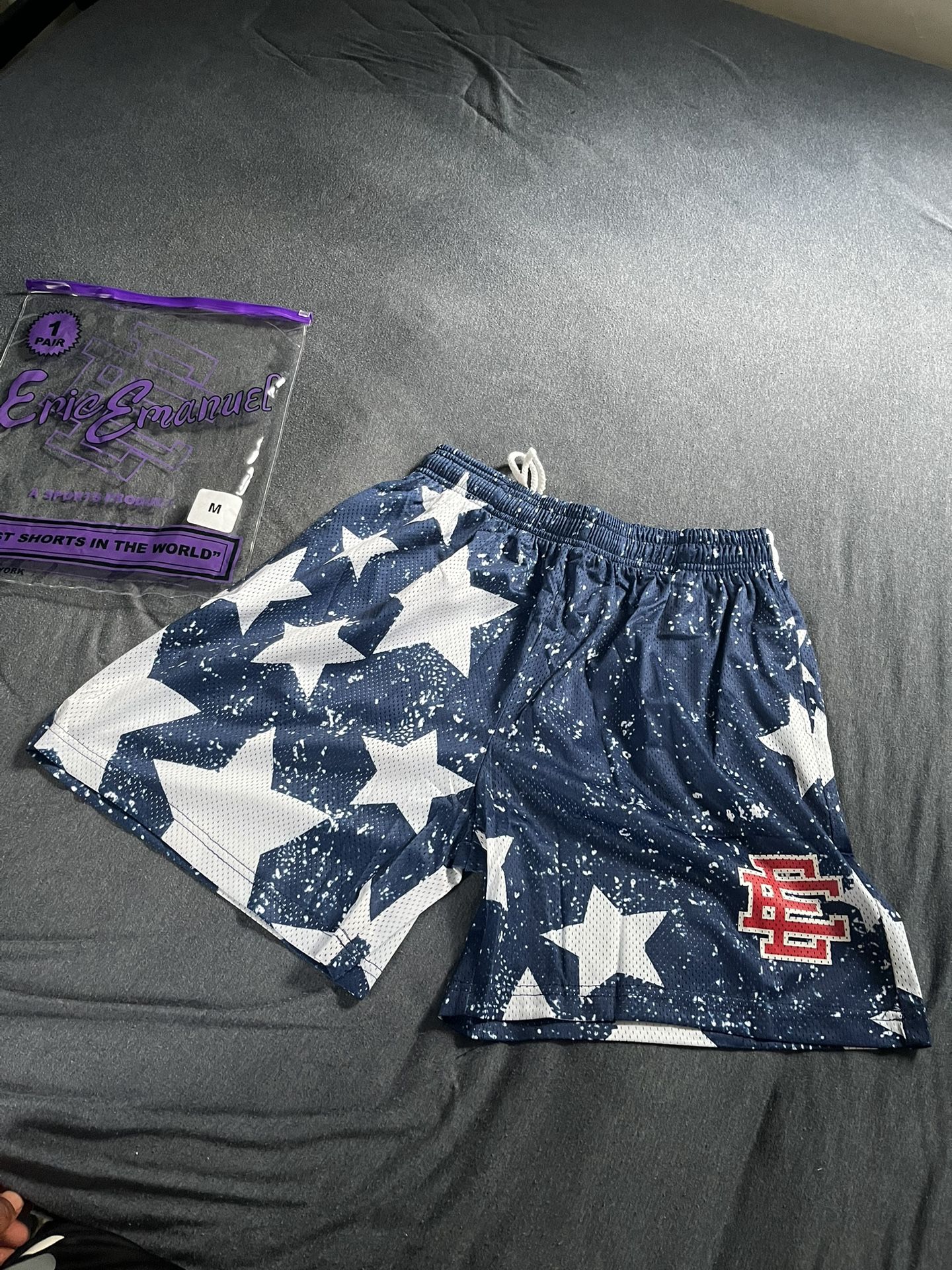 Eric Emanuel EE Shorts Denim Stars