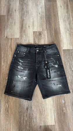 Purple Jeans Shorts