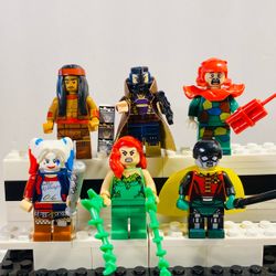 DC Batman Gotham Characters 6pc Minifigure Collection LEGO Compatible