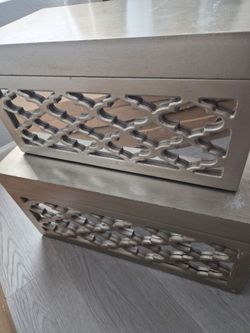 Two storage box trunks