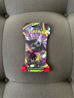 Pokemon TCG Mega Evolution Pitch Black Sleeved Booster Pack – Factory Sealed