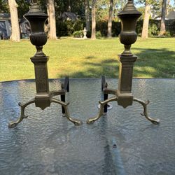 Brass Andirons 