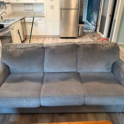 Couches, Coffee Table + 2 Tables and Lamp