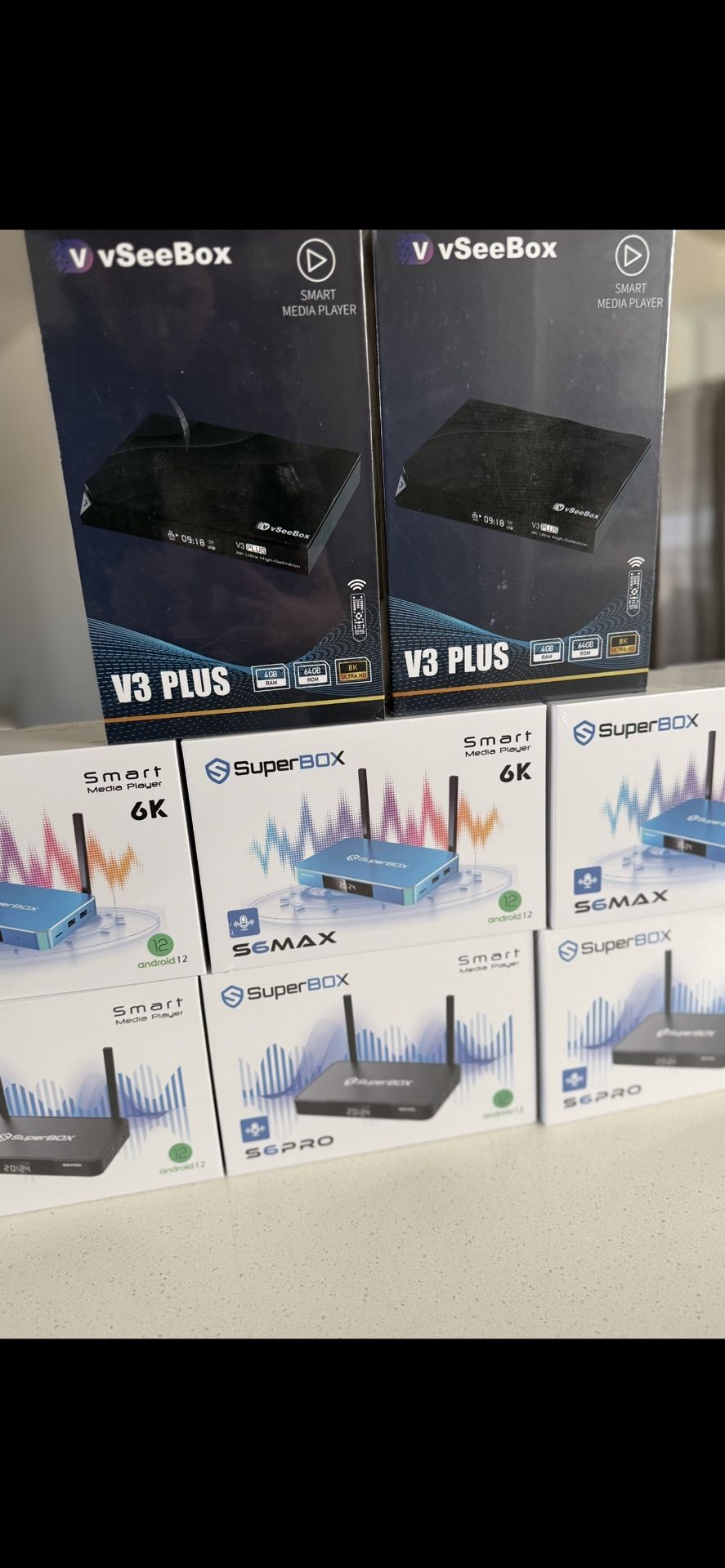 SuperBOX Super Box S6 Max Pro Ultra Vsee Whole Sale Available