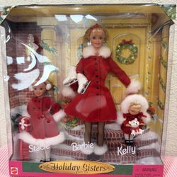 Rare 1999 Mattel Holiday Sisters Gift Set