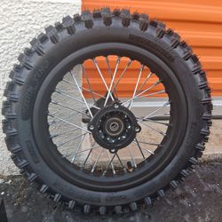 Dirt Bike Wheel & Tire – Like New