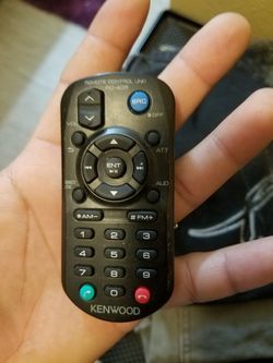Kenwood stereo remote