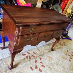SOLID CHERRY CONSOLE TABLE