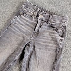 AMERICAN EAGLE Women’s Size 00 Jeans Pants Strigid Black High Rise Cotton