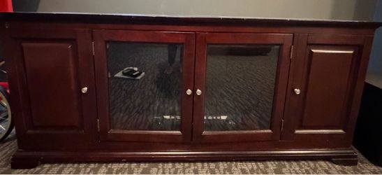 Wooden tv stand