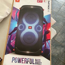JBL Party Box 110 Bluetooth Speaker Black BRAND NEW SEALED