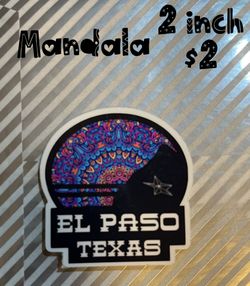 El Paso- Love- Jesus - 2 Inch Stickers