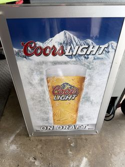 Coors Light-  Light Up Sign 