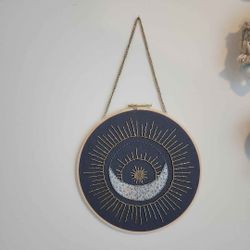 Celestial Sun Moon Wall Hanging Art