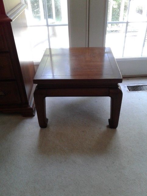 Wood End Table.