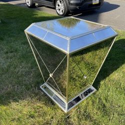 Glass Mirror Entrance table 