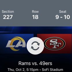 Rams Vs 49ers