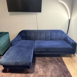 Blue Suede Counch