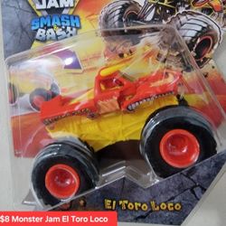 $8 New, Monster Jam El Toro Loco Smash and Bash, 1:64 Scale$8 New, Monster Jam El Toro Loco Smash and Bash, 1:64 Scale