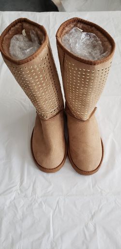 New Faux Suede Boots Size 7